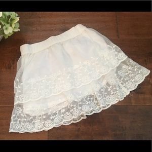 Girls lace skirt